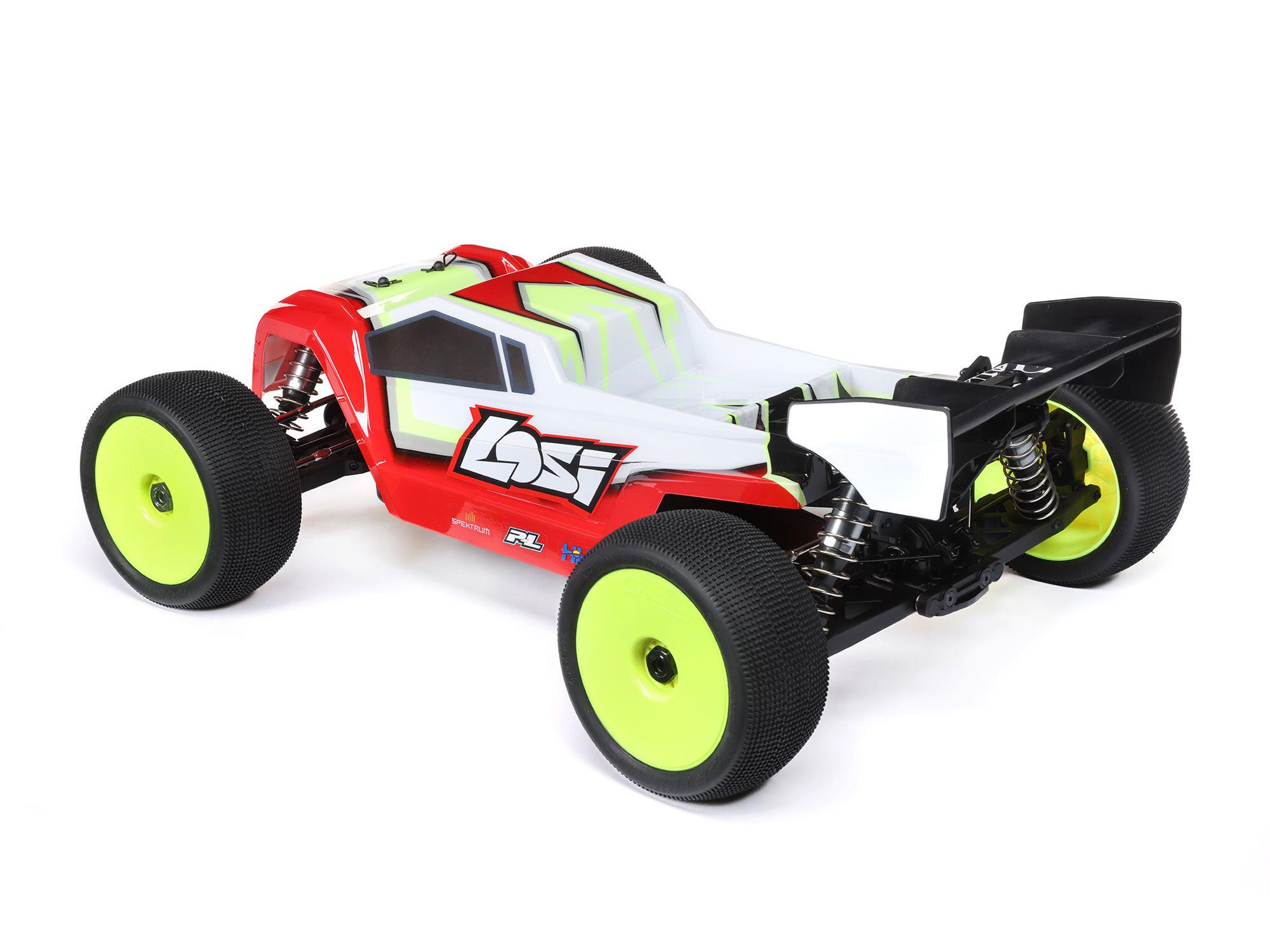 Losi 1/8 8IGHT-XTE 4S 4X4 RTR Brushless Race Truggy, Clear - 2
