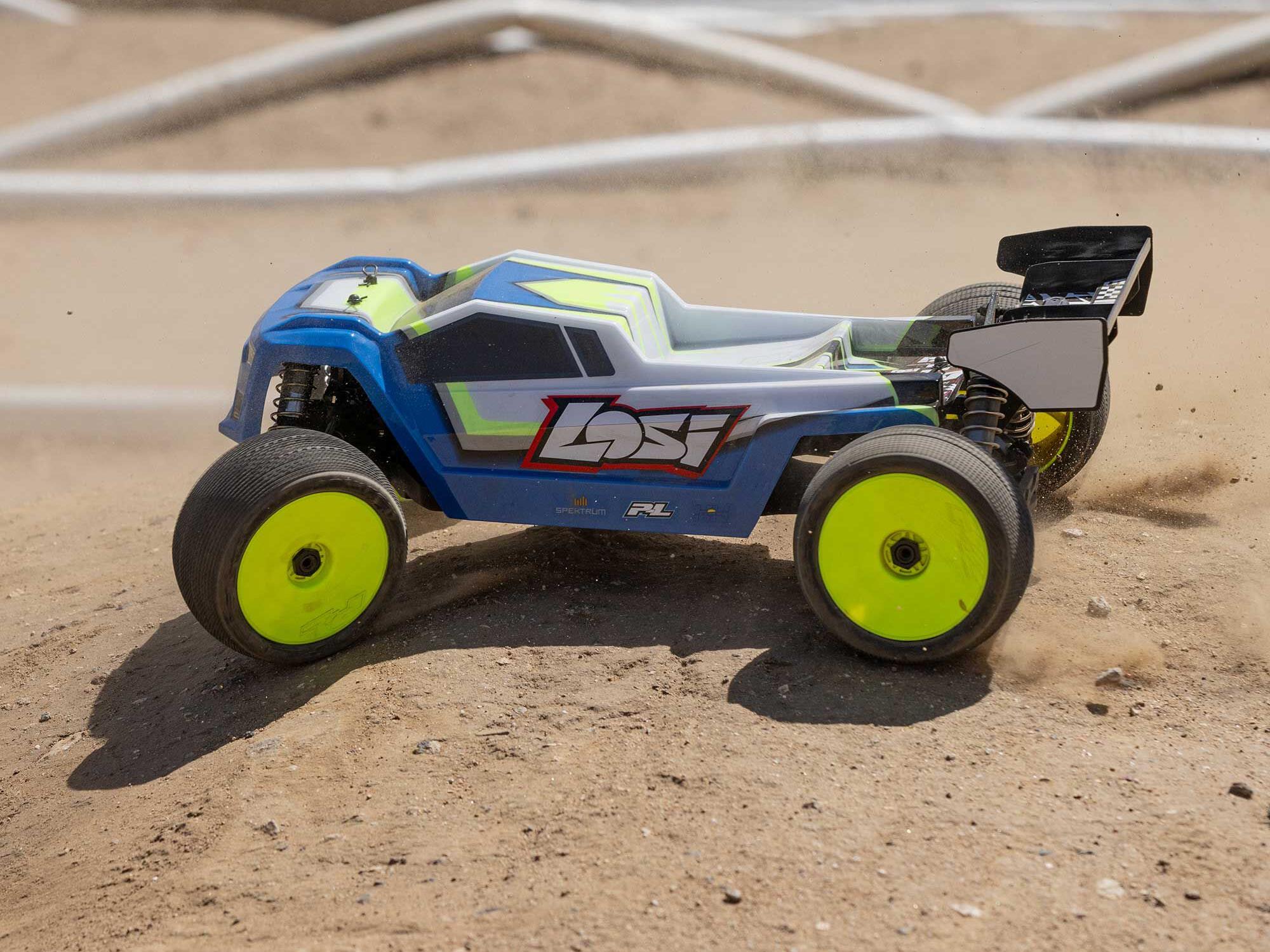 Losi 1/8 8IGHT-XTE 4S 4X4 RTR Brushless Race Truggy, Clear - 22