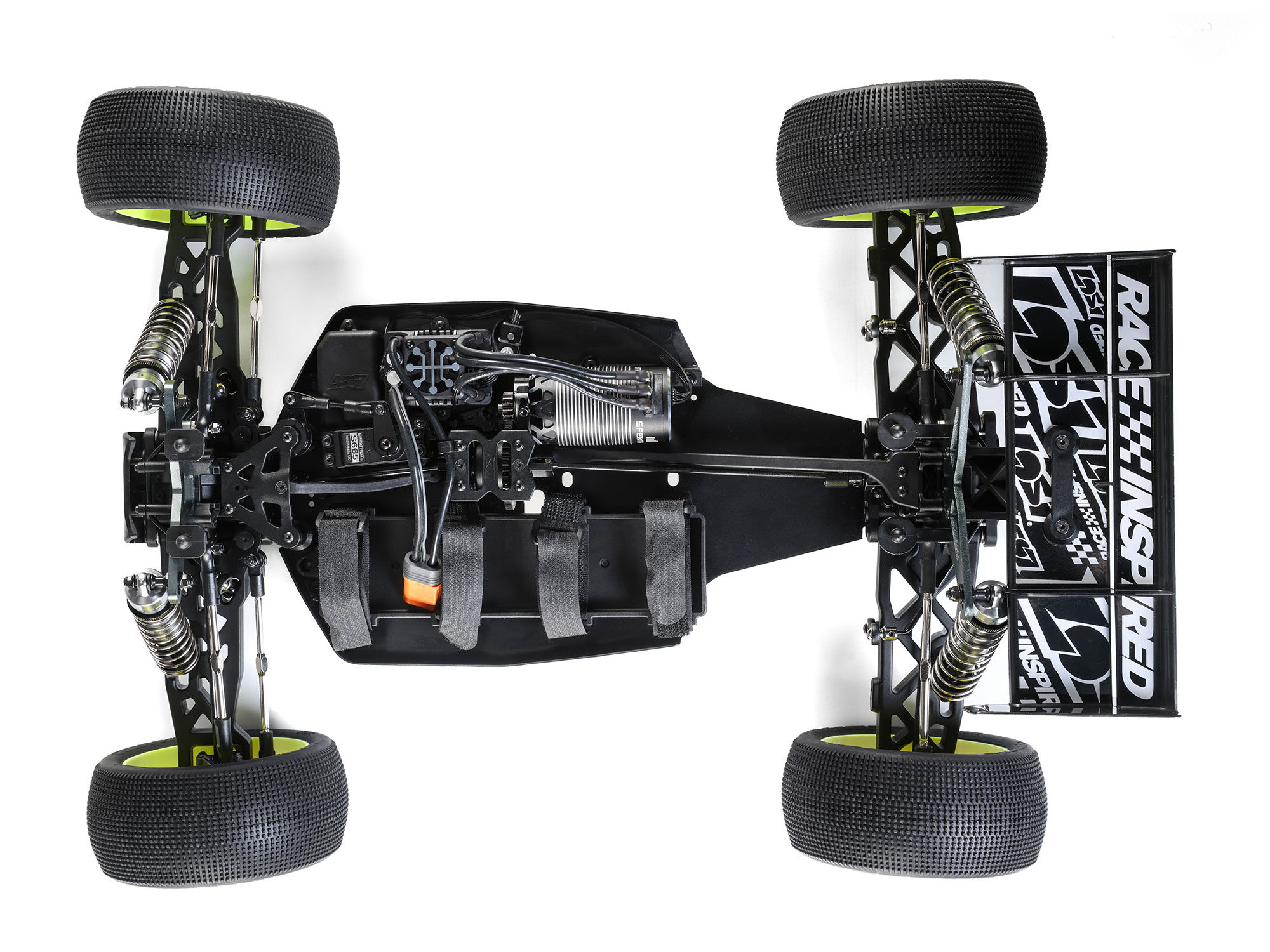 Losi 1/8 8IGHT-XTE 4S 4X4 RTR Brushless Race Truggy, Clear - 12