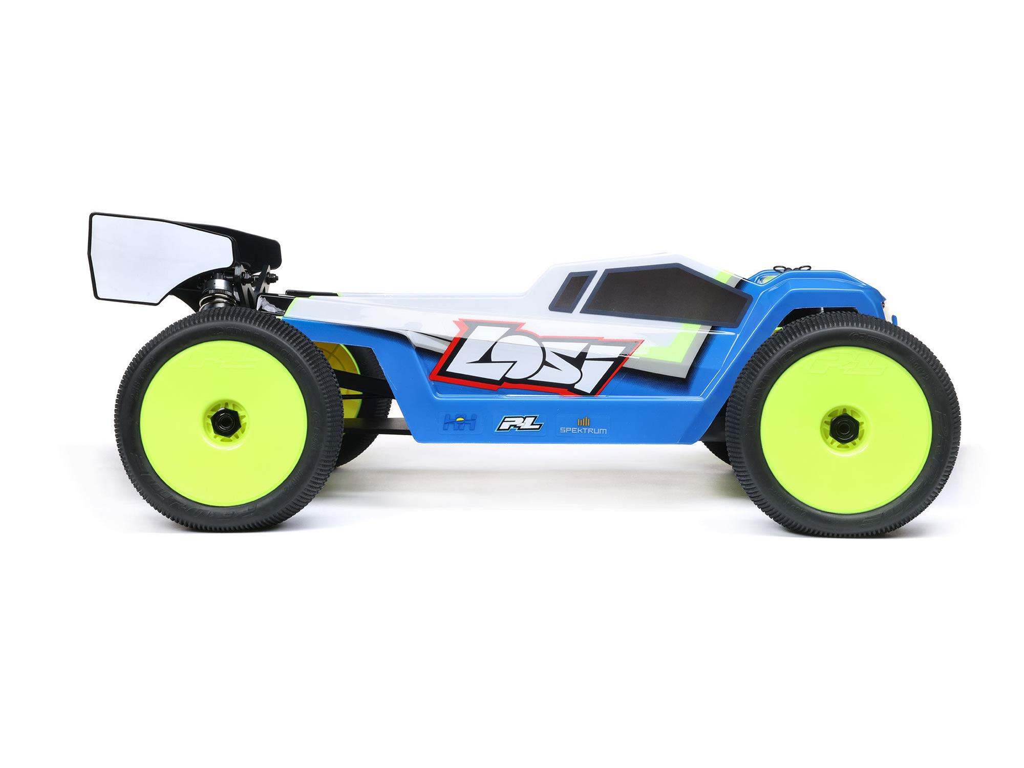 Losi 1/8 8IGHT-XTE 4S 4X4 RTR Brushless Race Truggy, Clear - 10