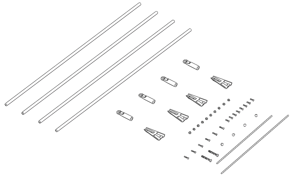 Multiplex FunCub XL Wing struts