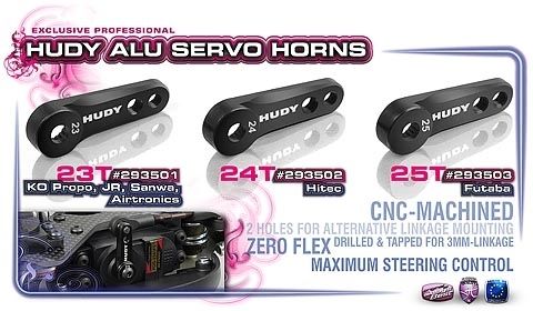 Servo arm Alu Simple 25T 3-Hole M3 Futaba / Savöx - 2
