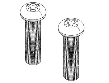 Multiplex FunCub XL Nylon wing screws