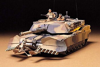 Tamiya 35158 1/35 M1A1 Abrams w/Mine Plow