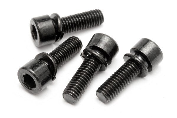 HPI HP15447 Cap Head Screw M5X16Mm With Spring Washer (4Pcs)