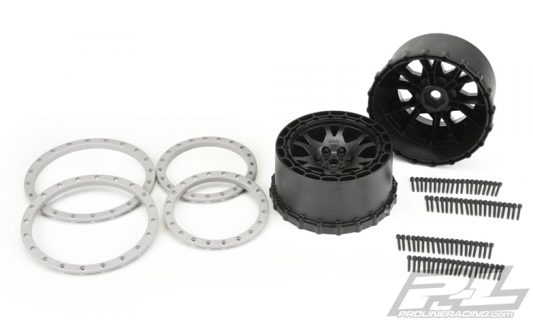 Pro-Line Fälg Impulse Pro-Loc Svart X-Maxx (2) - 3