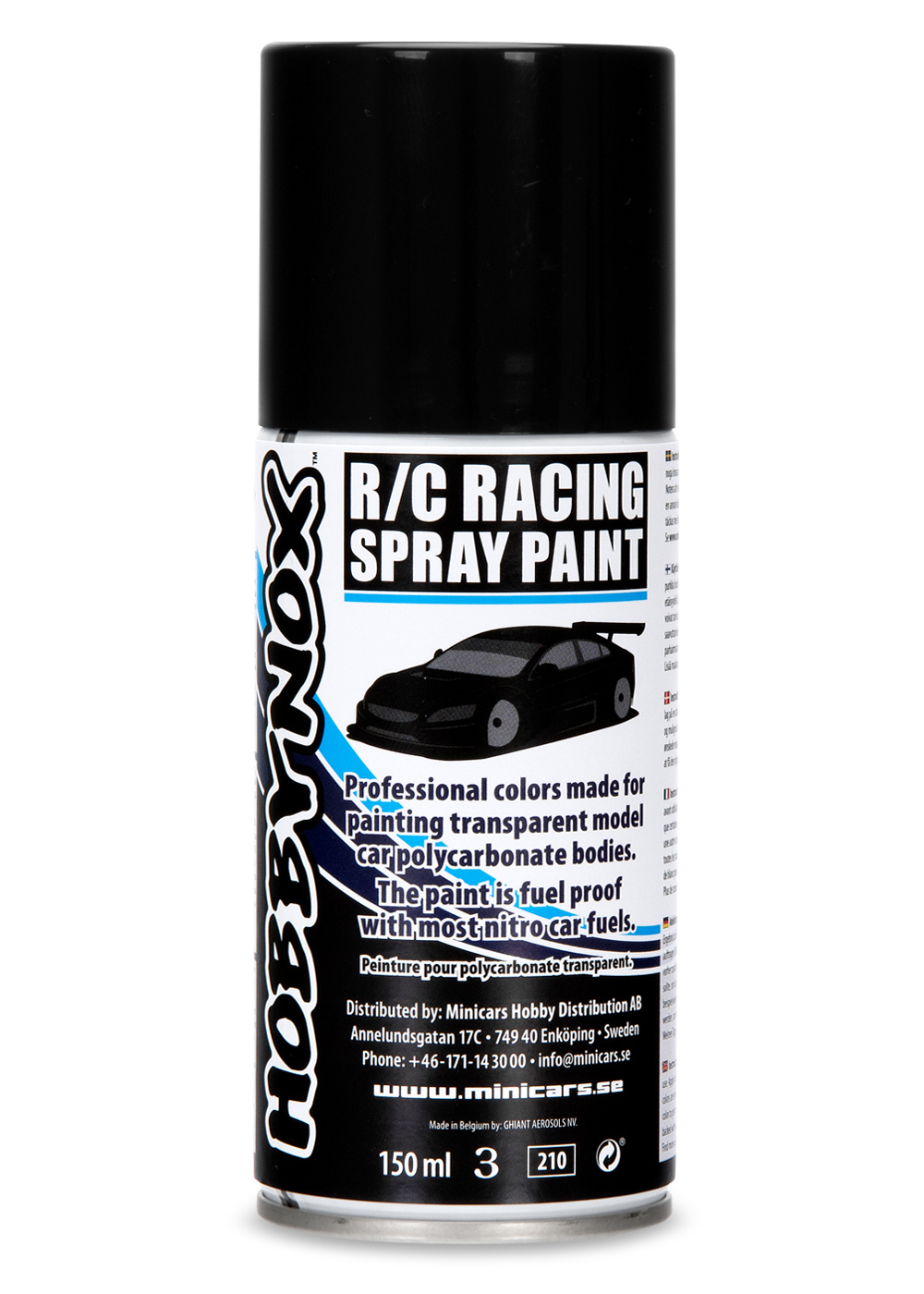Hobbynox HN1204 Metallic Green R/C Racing Spray Paint 150 ml - 2