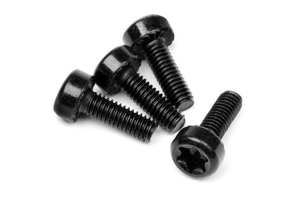 HPI HP15455 Wide Cap Head Torx Screw M4X12Mm (4Pcs)