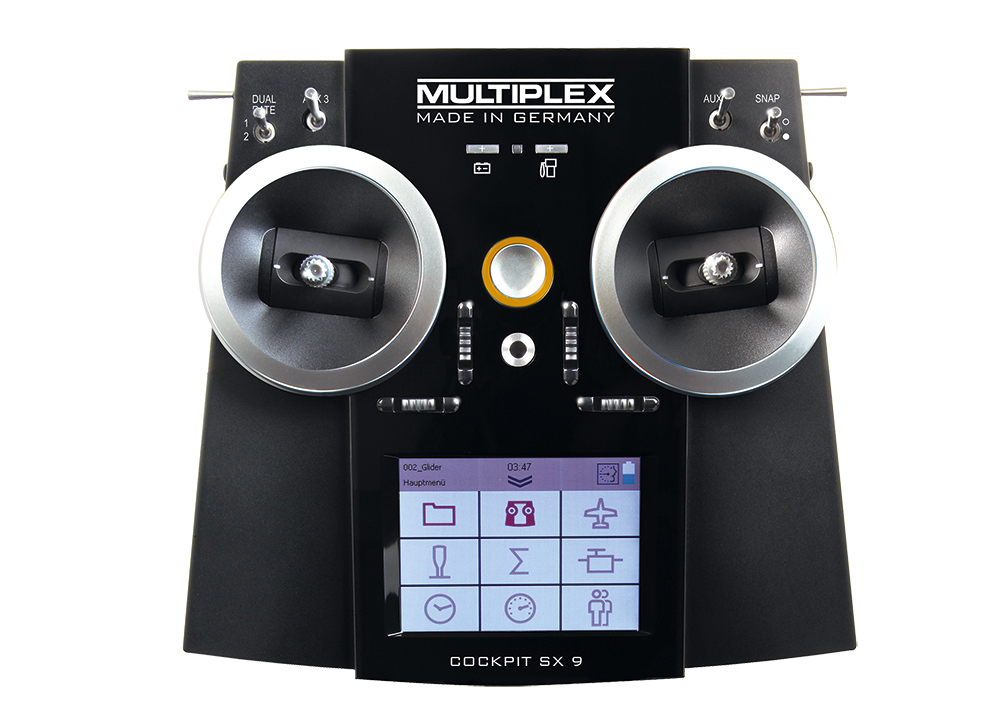 Multiplex Cockpit SX 9 Sändare med 9 kan mottagare