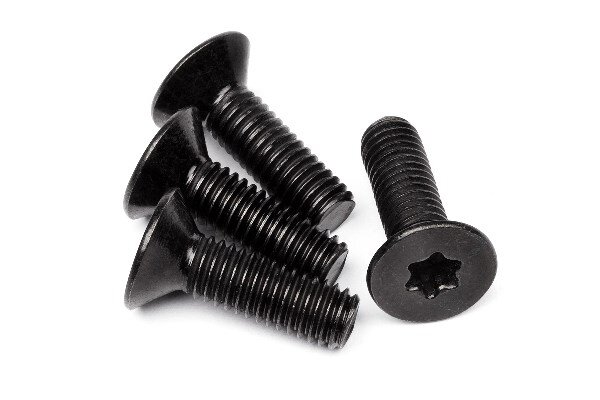 HPI HP15457 Flat Head Torx Screw M6X20Mm (4Pcs)