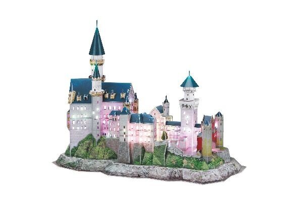 Revell 151 3D Puzzle Schloss Neuschwanstein, Multicolor LED