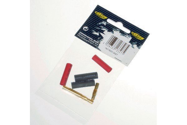 CARSON 13327 Guldkontakt 4mm 2par