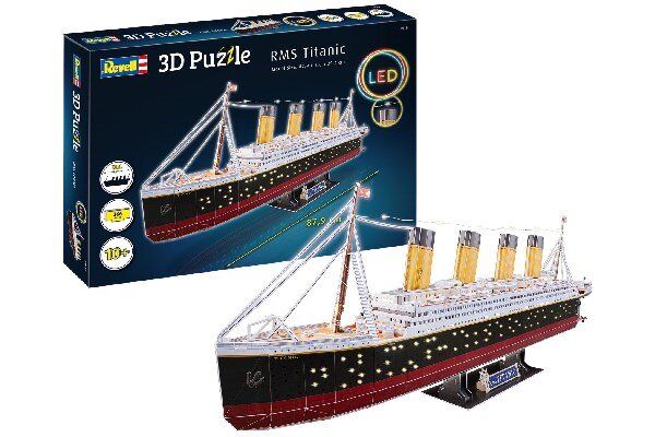 Revell 154 3D Puzzle RMS Titanic LED