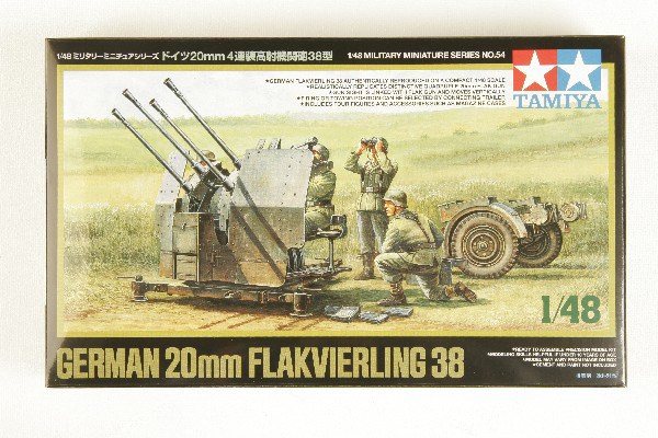 TAMIYA 32554 1/48 German 20mm flak 38
