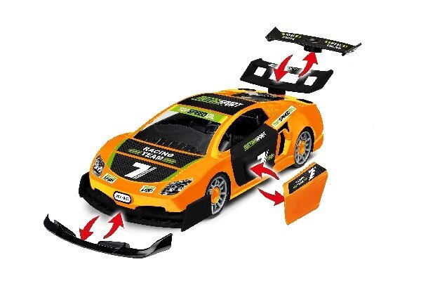 Revell 832 1:20 JUNIOR KIT Pull Back Racing Car, orange