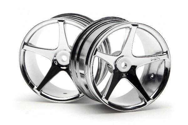 HPI HP3032 Super Star Wheel 57X35Mm (2.2In) Chromesuper Nitro