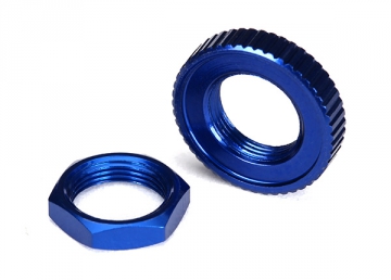 Traxxas 8345 Mutter Servoräddare Blå Alu  4-Tec