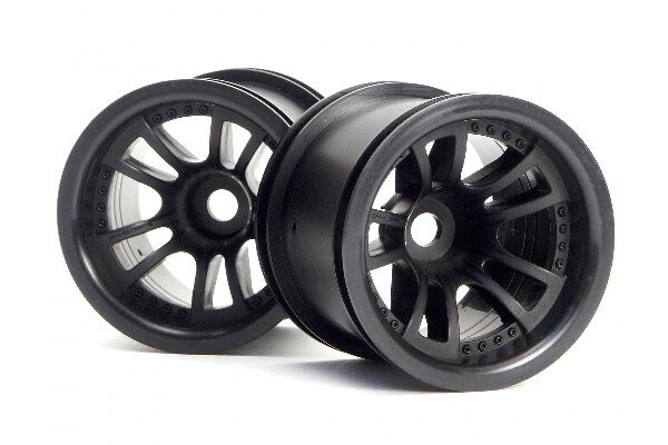 HPI HP3051 Split 5 Truck Wheel (Black/2Pcs)