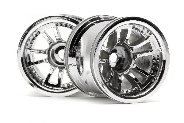 HPI HP3052 Split 5 Truck Wheel (Chrome/2Pcs)