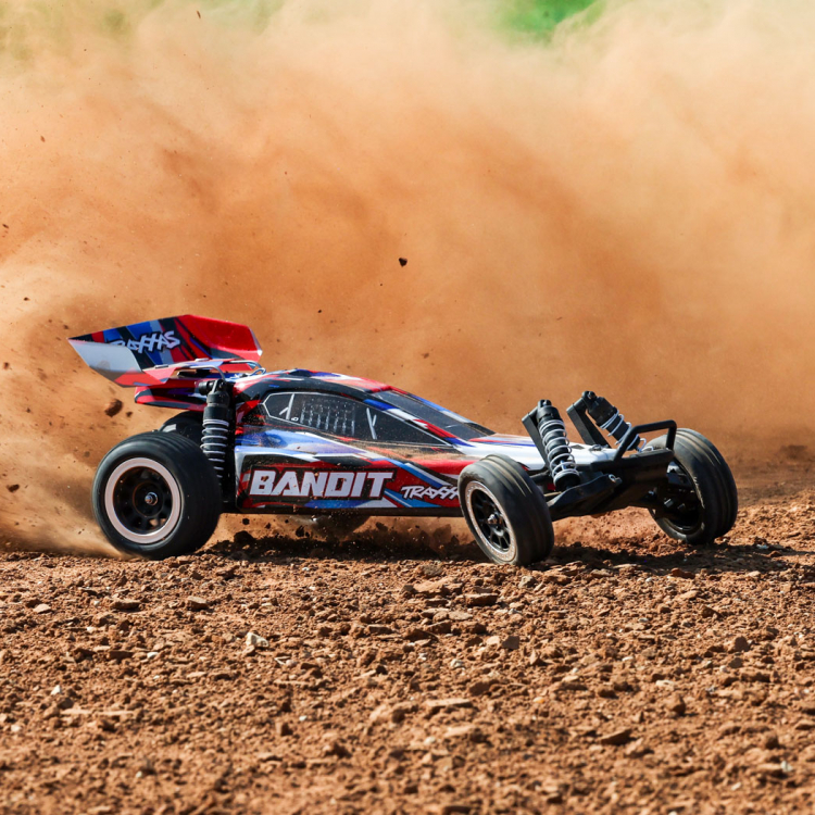 Traxxas Bandit 2WD 1/10 TQ USB EHD Röd - 17