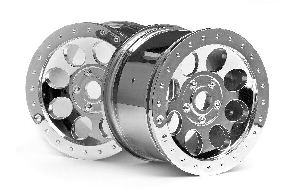 HPI HP3187 Mag-8 Wheel Chrome (83X56Mm/2Pcs)