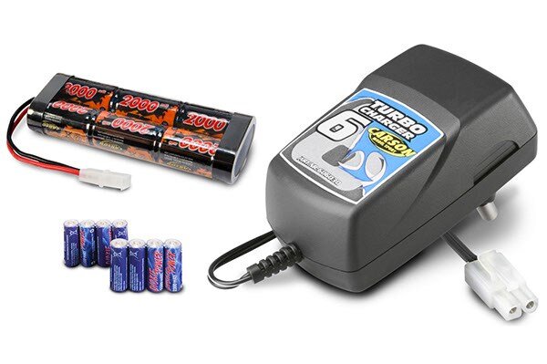 CARSON 500607004 Ladesæt (Turbo 6, 7,2v 2000mAh & 8 stkAA)