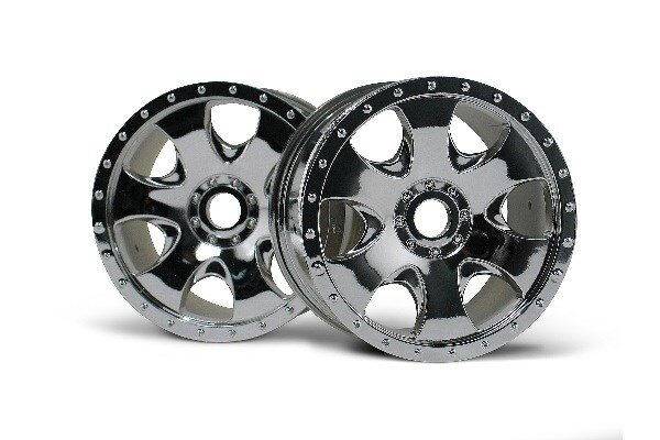 HPI HP3192 Warlock Wheel Chrome (83X56Mm/2Pcs)