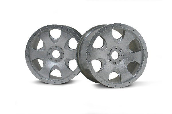 HPI HP3193 Warlock Wheel Matt Chrome(83X56Mm/2Pcs)