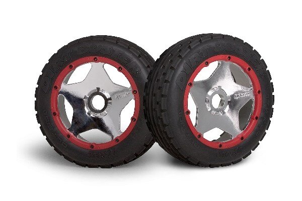 HPI HP3224 Super Star Wheel Shiny Chrome (120X60Mm/2Pcs/)