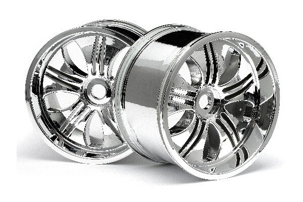 HPI HP3252 Tremor Wheel Chrome (115X70Mm 7Inch/2Pcs)