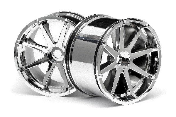 HPI HP3257 Blast Wheel Chrome (115X70Mm 7Inch/2Pcs)