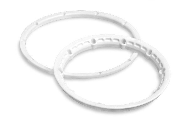 HPI HP3270 Heavy Duty Wheel Bead Lock Rings White/For 2 Whl
