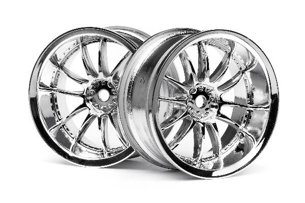 HPI HP3281 Work Xsa 02C Wheel 26Mm Chrome (6Mm Offset)