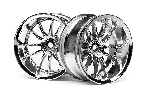 HPI HP3282 Work Xsa 02C Wheel 26Mm Chrome (9Mm Offset)