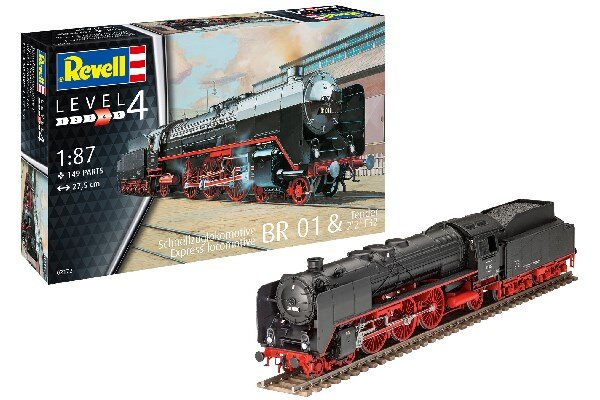 Revell 2172 Express Locomotive BR01 & Tender 2'2' T32 1:87