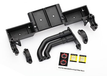 Chassis Tray/ Driveshaft Clamps/ Fuel Filler