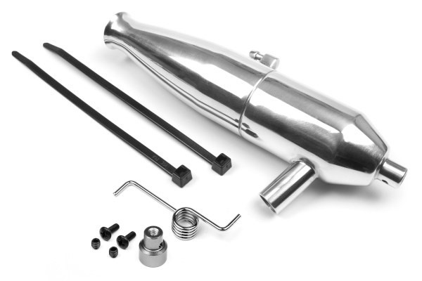 HPI HP86138 Aluminium Tuned Pipe (Polished/21+)