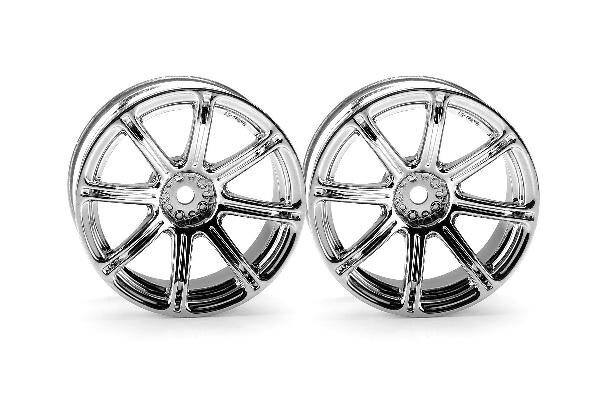 HPI HP3301 Work Emotion Xc8 Wheel 26Mm Chrome (6Mm Offset)