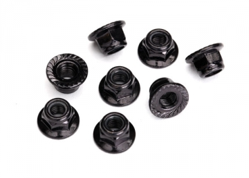 Lock Nut Flanged M5 Steel (8)