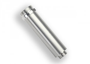 Body GTR Shock 64mm Silver Aluminum (No Threads)