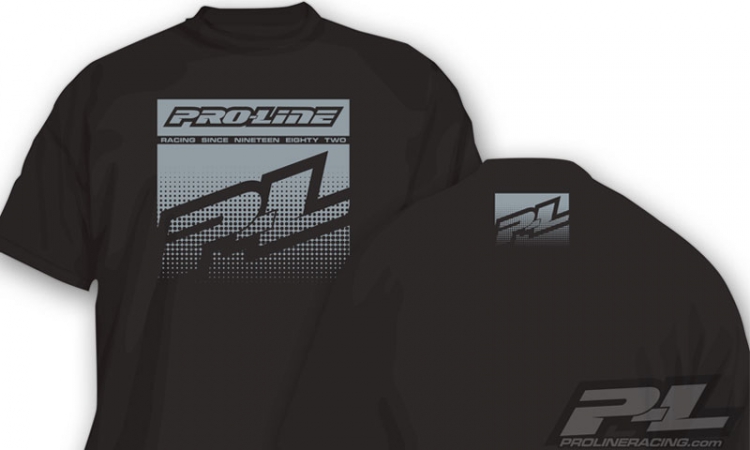 Pro-Line PL Half Tone Svart T-Shirt (M)