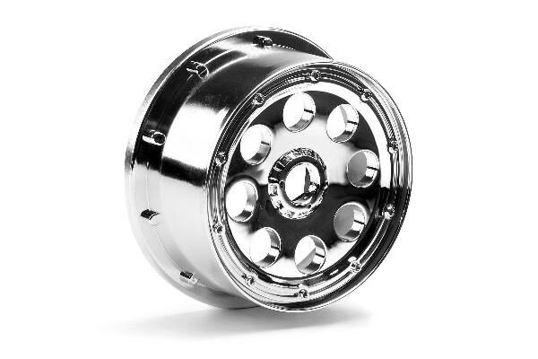 HPI HP3333 Outlaw Wheel Chrome (120X60Mm/-4Mm Offset/2Pcs)