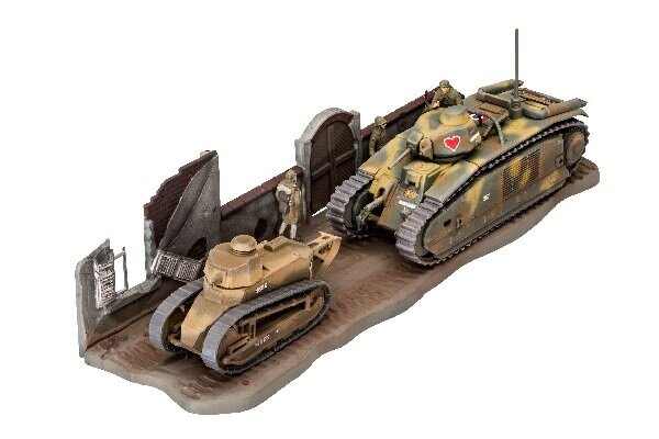 Revell 3278 Char B,1 bis & Renault FT,17