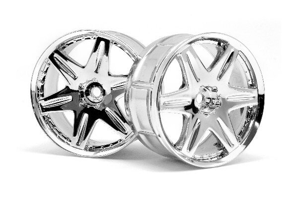 HPI HP3344 Lp32 Wheel Work Ls406 Chrome (2Pcs)