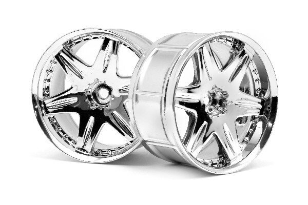 HPI HP3345 Lp35 Wheel Work Ls406 Chrome (2Pcs)
