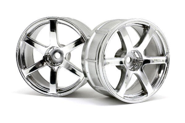 HPI HP33465 Lp29 Wheel Yokohama Avs Model T6 Chrome (2Pcs)