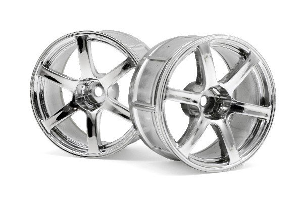 HPI HP33466 Lp32 Wheel Yokohama Avs Model T6 Chrome (2Pcs)