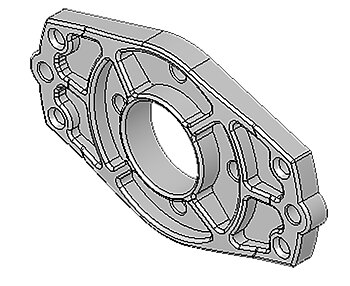 Multiplex engine mount Alu(AcroMaster)