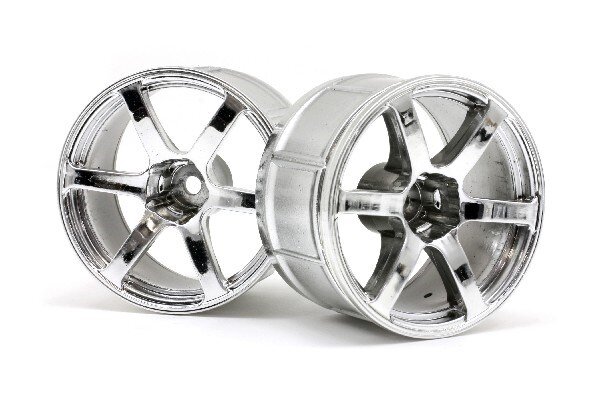 HPI HP33467 Lp35 Wheel Yokohama Avs Model T6 Chrome (2Pcs)