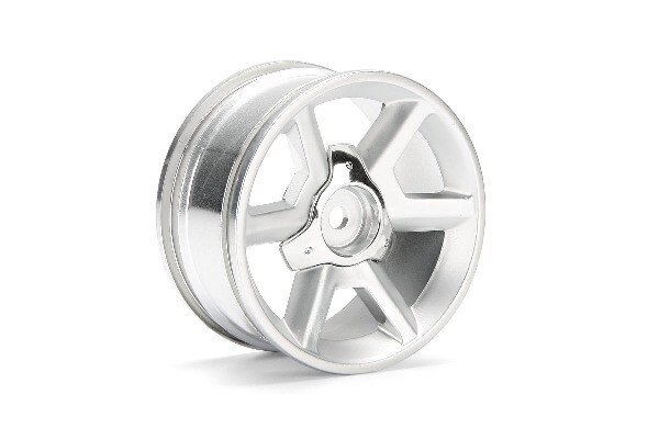 HPI HP33471 Gt Wheel Silver (6Mm Offset/2Pcs)